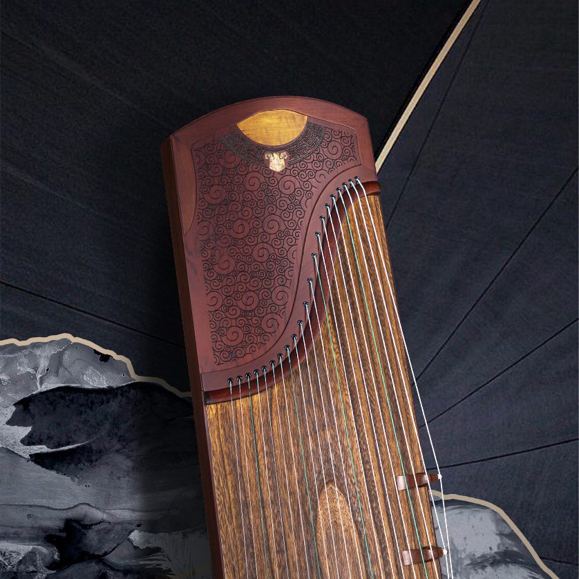 Zǐjīn — Blue Collar guzheng, styled photo